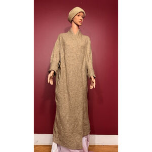 Three Bird Nest Women's M Duster Cardigan Taupe Longline Boho Cottagecore NEW